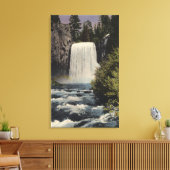 Toile Vue sur la rivière San Joaquin et les chutes Rainb (Insitu(Salon))