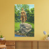 Toile Vue sur la statue du pèlerin (Insitu(Salon))