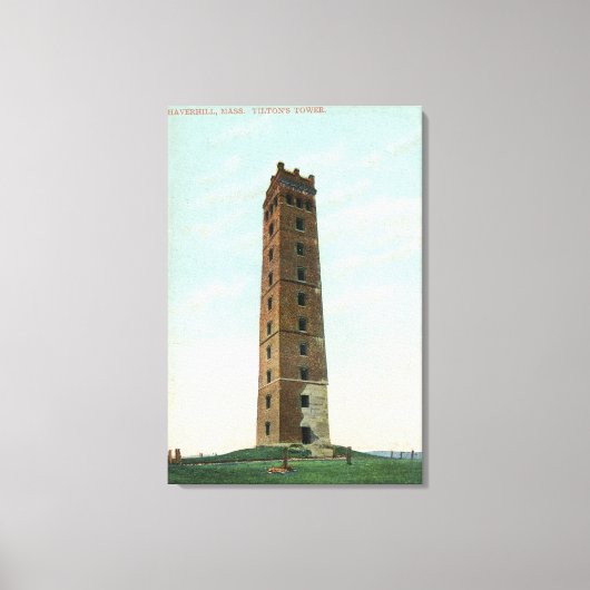 Toile Vue sur la tour de Tilton (Recto)