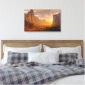 Toile Vue sur la vallée de Yosemite, par Albert Bierstad (Insitu(Chambre))