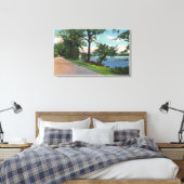Toile Vue sur Lakeside Drive le long du lac Chautauqua (Insitu(Chambre))