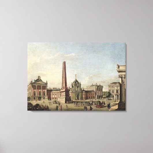 Toile Vue sur l'ancien marché (Recto)