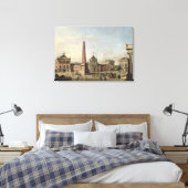 Toile Vue sur l'ancien marché (Insitu(Chambre))