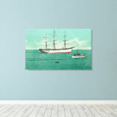 Toile Vue sur le Balboa et le Sinaloa entrant (Insitu (Plancher de Bois))