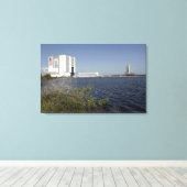 Toile Vue sur le bassin, navette spatiale Atlantis (Insitu (Plancher de Bois))