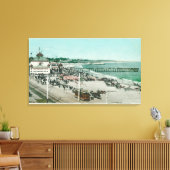 Toile Vue sur le Casino, la plage et la jetée (Insitu(Salon))