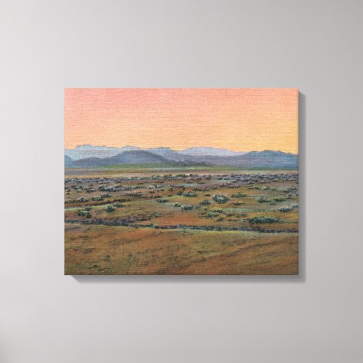 Toile Vue sur le désert de Mohave (Recto)