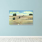 Toile Vue sur le désert du Maine (Insitu (Plancher de Bois))