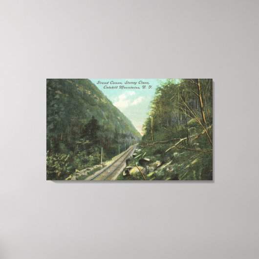 Toile Vue sur le Grand Canyon et Stoney Clove (Recto)