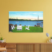 Toile Vue sur le lac (Insitu(Salon))