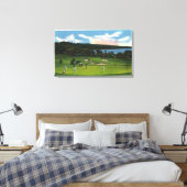 Toile Vue sur le lac Cobbosseecontee et Golf Links (Insitu(Chambre))