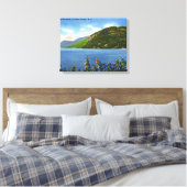 Toile Vue sur le lac de Deers Leap Mountain (Insitu(Chambre))