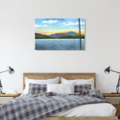 Toile Vue sur le lac depuis Whiteface Inn Dock (Insitu(Chambre))