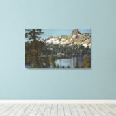 Toile Vue sur le lac George & High Sierra (Insitu (Plancher de Bois))