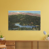 Toile Vue sur le lac Gregory et San Bernardino (Insitu(Salon))