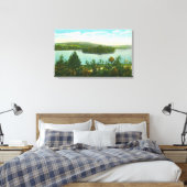 Toile Vue sur le lac Loon et Blythewood Island (Insitu(Chambre))