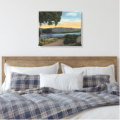 Toile Vue sur le lac Pinto (Insitu(Chambre))