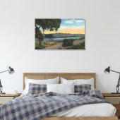 Toile Vue sur le lac Pinto (Insitu(Chambre))