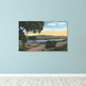 Toile Vue sur le lac Pinto (Insitu (Plancher de Bois))