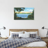 Toile Vue sur le lac Pontoosuc (Insitu(Chambre))