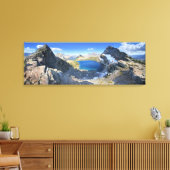 Toile Vue sur le lac Sue - Parc national des Glaciers (Insitu(Salon))