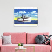 Toile Vue sur le martha's Vineyard Steamer (Insitu(Salon))