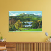 Toile Vue sur le Mont Chocorua et le lac (Insitu(Salon))