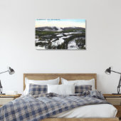 Toile Vue sur le mont Saddleback en hiver (Insitu(Chambre))
