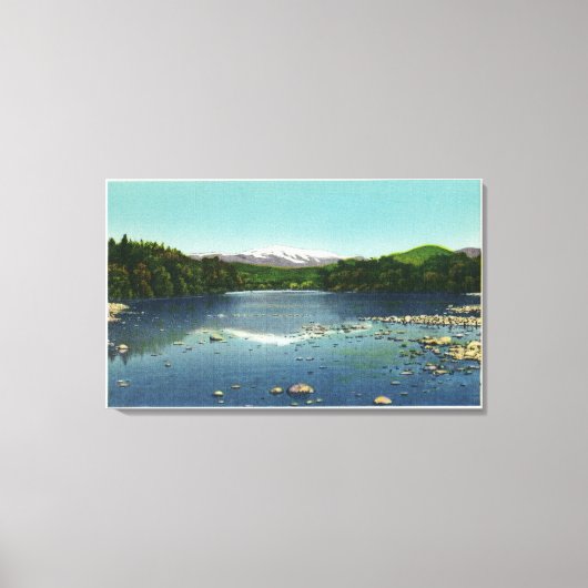 Toile Vue sur le Mont Washington et le Saco (Recto)