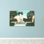 Toile Vue sur le monument Champlain (Insitu (Plancher de Bois))