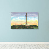 Toile Vue sur le monument commémoratif du pèlerinage de  (Insitu (Plancher de Bois))