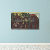 Toile Vue sur le Old Fallon Hotel & Theater (1860) (Insitu (Plancher de Bois))