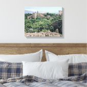 Toile Vue sur le Palais de l'Alhambra (Insitu(Chambre))