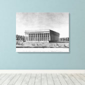 Toile Vue sur le Palais impérial de la Bourse (Insitu (Plancher de Bois))