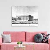 Toile Vue sur le Palais impérial de la Bourse (Insitu(Salon))
