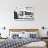 Toile Vue sur le Palais Trautson construit pour le comte (Insitu(Chambre))