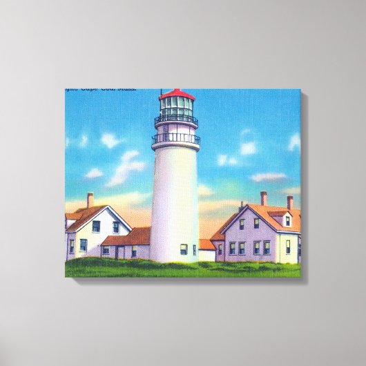 Toile Vue sur le phare de Highland (Recto)