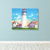 Toile Vue sur le phare de Highland (Insitu (Plancher de Bois))