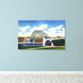 Toile Vue sur le pont Notre-Dame (Insitu (Plancher de Bois))