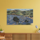 Toile Vue sur le port Isthme (Insitu(Salon))