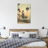 Toile Vue sur le rivage de la rivière Indian avec des pa (Insitu(Chambre))