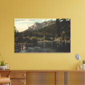 Toile Vue sur le rocher du château, les rochers du châte (Insitu(Salon))