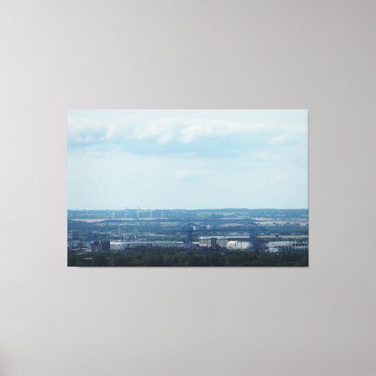 Toile Vue sur le Teesside (Recto)