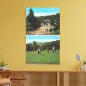 Toile Vue sur le terrain de golf, le terrain de croquet, (Insitu(Salon))