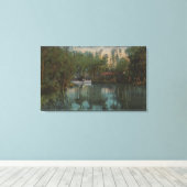 Toile Vue sur l'eau de Tomoka River & Marsh, Floride (Insitu (Plancher de Bois))