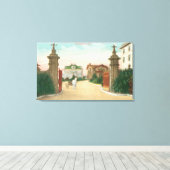 Toile Vue sur l'entrée de la terrasse Presidio (Insitu (Plancher de Bois))