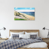 Toile Vue sur les dunes de sable et la plage (Insitu(Chambre))