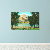 Toile Vue sur les lacs jumeaux près de Bridgeport (Insitu (Plancher de Bois))