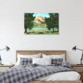 Toile Vue sur les lacs jumeaux près de Bridgeport (Insitu(Chambre))
