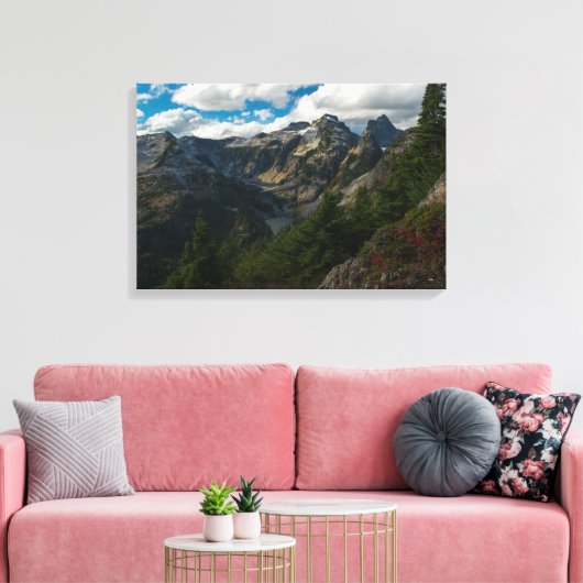 Toile Vue sur les lacs Middle et Lower Thornton (Insitu(Salon))